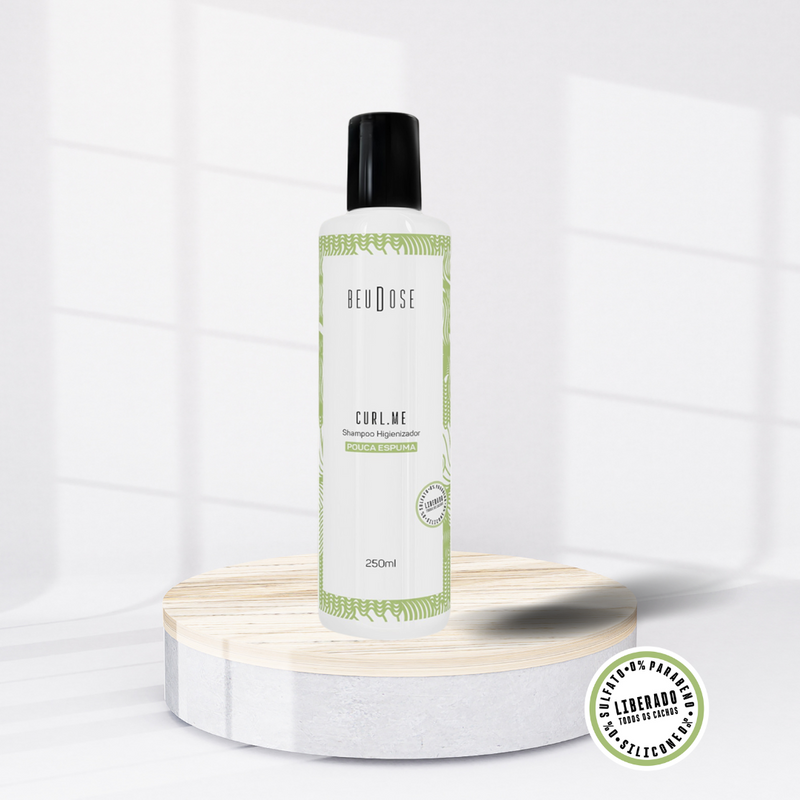 Shampoo CurlMe Sem Espuma 250ml - Limpeza Suave e Definição para Cachos