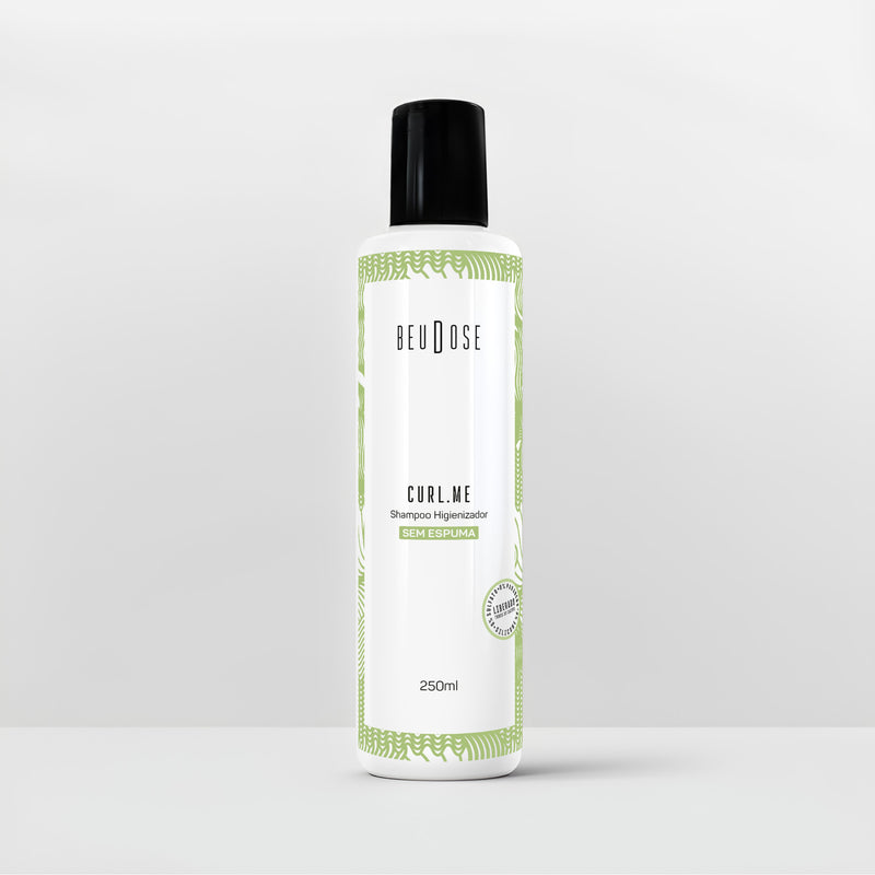 Shampoo CurlMe Sem Espuma 250ml - Limpeza Suave e Definição para Cachos